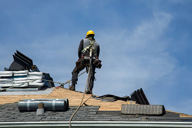 Professional Roof Installation technician working in Clayton, IL